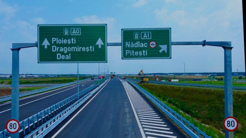 video autostrada bucurestiului a0 nord primul strat de asfalt asternut la km 19 6929e46898eaa