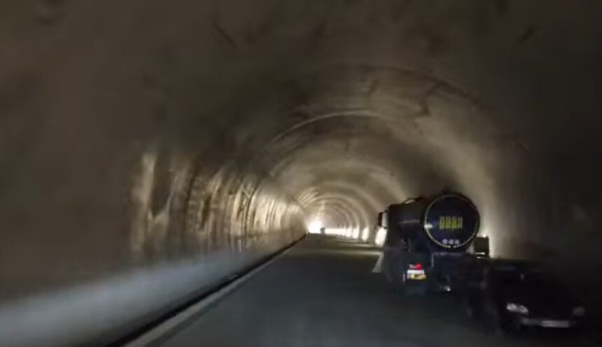 autostrada a1 sibiu pitesti primul tunel veritabil de autostrada din romania dotat cu sisteme anti incendiu 696e466fb7ef9