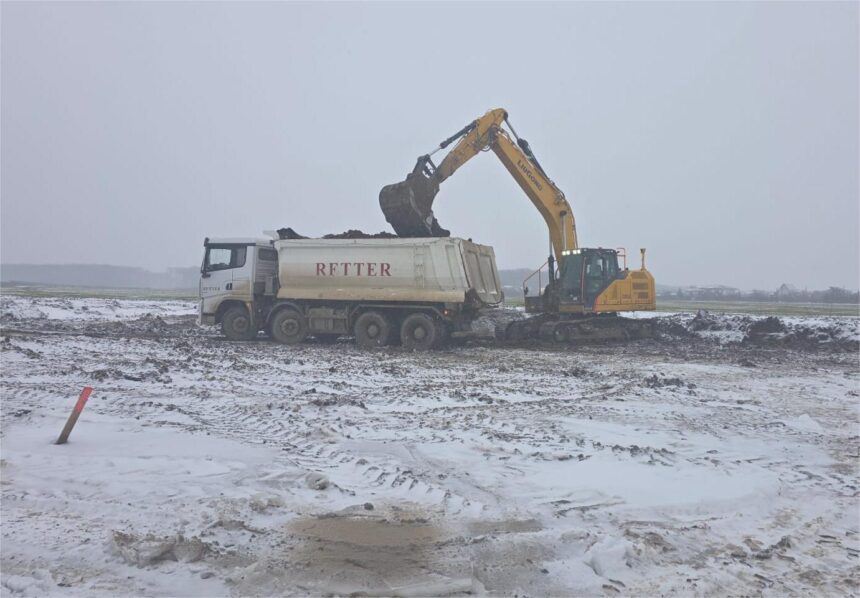 autostrada bucurestiului a0 constructorul lotului 1 nord a montat anul acesta grinzi la pasajul peste calea ferata bucuresti pitesti 696e3f3a5a5de