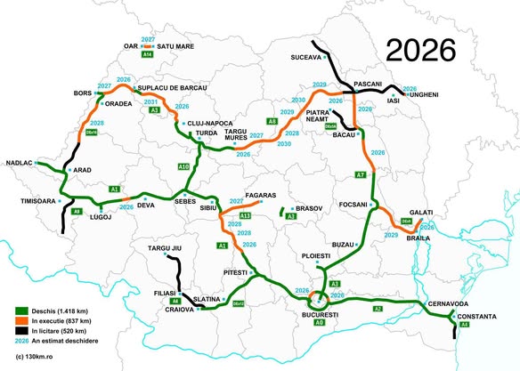 romania va depasi borna de 1650 de kilometri autostrada si drum expres in trafic in 2026 secretar de stat 69650b699dd8b