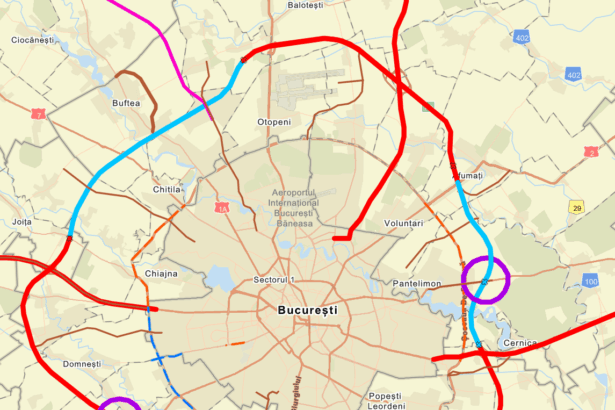 autostrada bucurestiului cand vom circula pe a0 intre a2 si dn1 stadiul detaliat al lucrarilor in punctul fierbinte pasajul dn3 699ca521660a5
