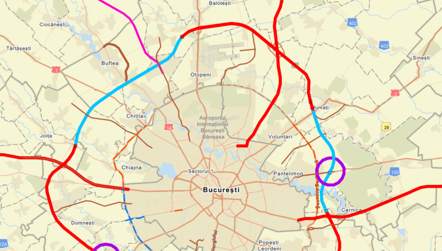 autostrada bucurestiului cand vom circula pe a0 intre a2 si dn1 stadiul detaliat al lucrarilor in punctul fierbinte pasajul dn3 699ca521660a5