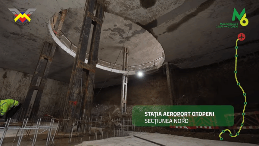 video metroul de otopeni lucrarile au ajuns la 61 pe sectiunea sudica si la 26 pe cea nordica 69b2ca7426cbc